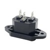 daier IEC Connector C-14 Plug 250 V AC 10 A,