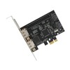 Adapter Card PCIe to SATA ESATA IDE PCB Network Converter