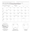 Wall Calendar -Calendar 2025-2026 from Jan. 2025 to Jun. 2026,18