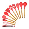 COQUO - Set 11 Piezas Utensilios de Cocina - Madera