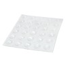 MaxiAids Bump Dots - Clear, Mini, Rounded-Top Round, 20 Self-Adhesive,