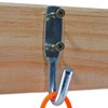 Mountable Metal Rope and Tarp Hooks (7/8 Inch X 10