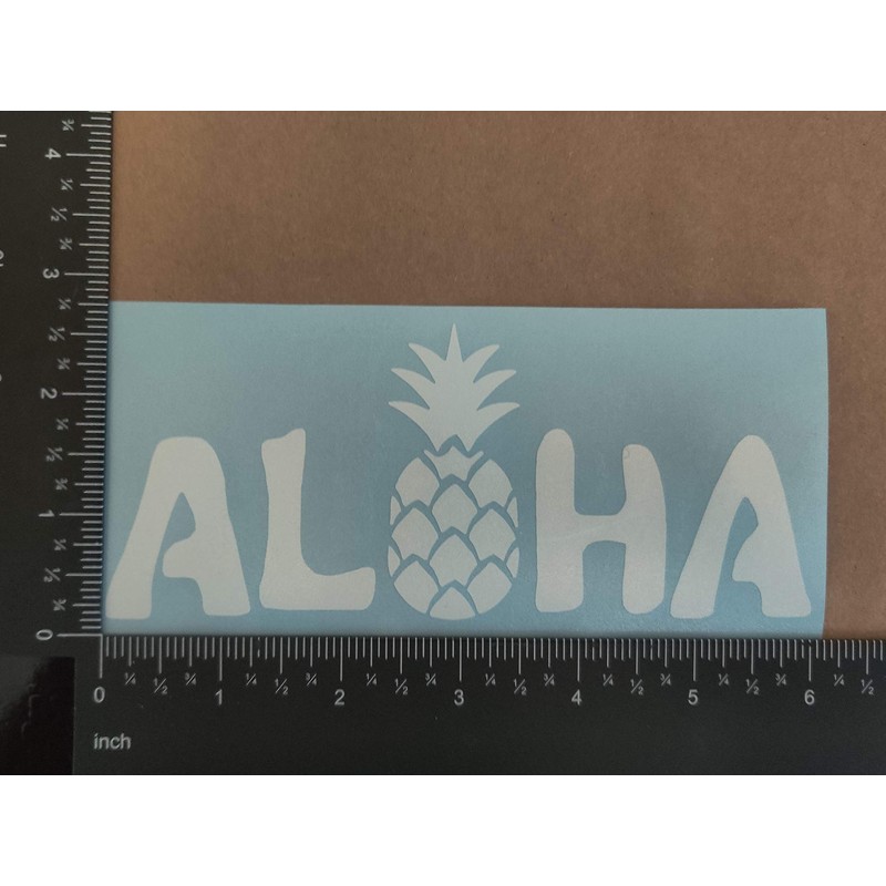 Hawaii Decal 4 Pack: Hang Loose Islands, Hawaii Hibiscus, Aloha