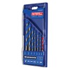 Faithfull FAIMCD10120 Tungsten Carbide Tipped Contruction Drill Bits 7 Piece
