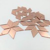 NUO RUI 200pcs 1" x 1/2" Diamond Shape Mirror Mosaic