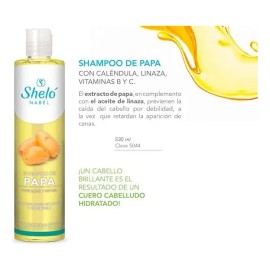 Shampoo Acondicionador Papa Sheló Reduce Canas