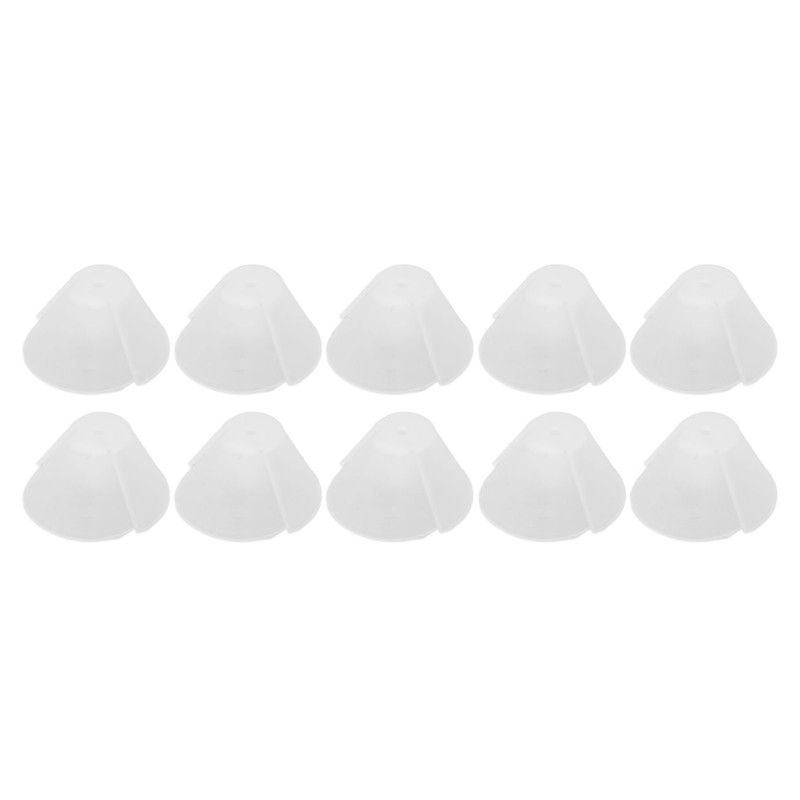 10pcs Hearing Amplifier Ear Plugs Flexible Horn Shaped Silicone Hearing