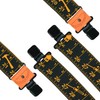 MELOTOUGH Men suspender with 2 inch elastic fully adjustable X