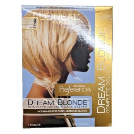 L'Oréal NEW L'Oréal Dream Blonde Complete Color Care System -9 LIGHT BLONDE