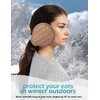 Surblue Unisex Warm Knit Cashmere Winter Pure Color Earmuffs with