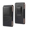 DFV mobile - Vertical Leather Holster with Belt Loop for