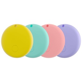 4 Pack Air Tracker Tag Item Finders Work for Apple Find My (iOS Only) IP68 Waterproof Smart Tag Bluetooth Tracker Item Finder for Key, Backpack, Wallet