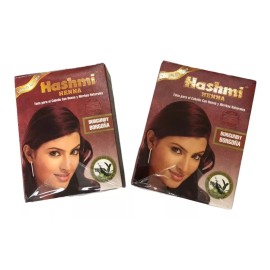 Hashmi Henna Natural Para Cabello (12 Sobres)