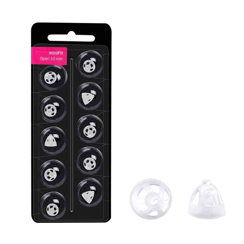 MiniFit Open Dome 10mm Ear Tips for Oticon Hearing Aids