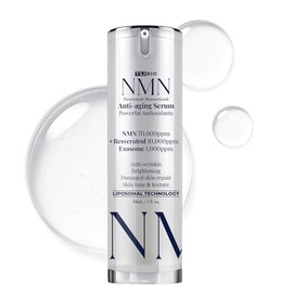 NMN Radiance Renewal Serum - Cuidado de la piel de grado profesional con NMN 70,000PPM, resveratrol y complejo de exosomas (1.01 fl oz)