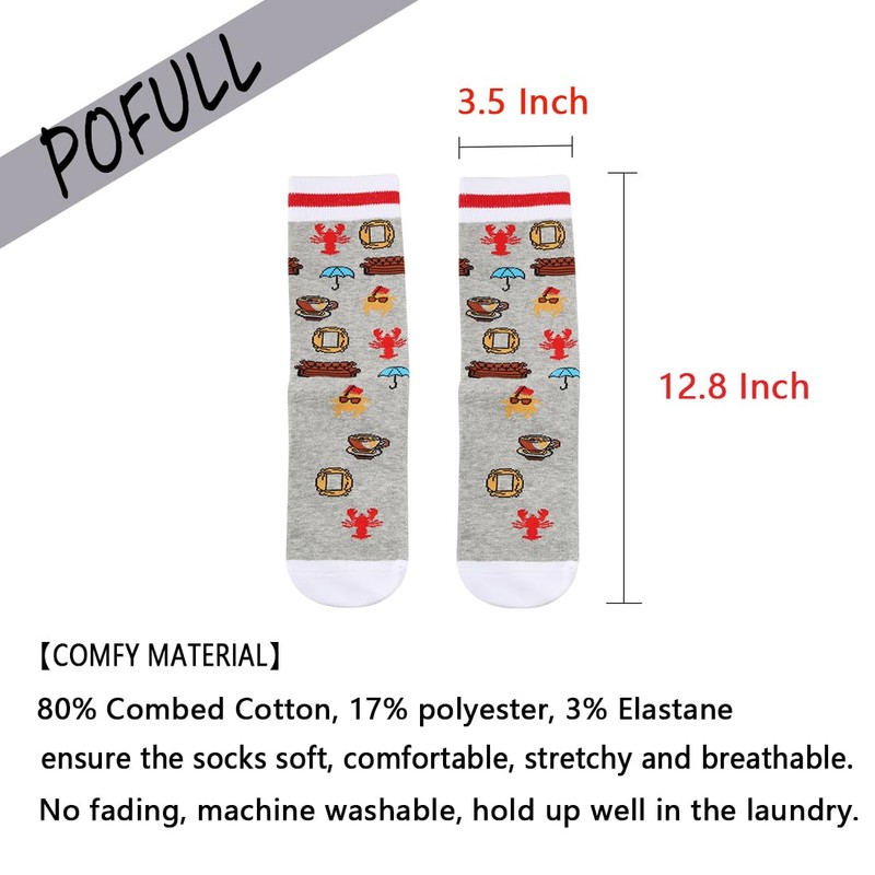 POFULL Friend TV Show Inspired Socks Friends TV Show Fans