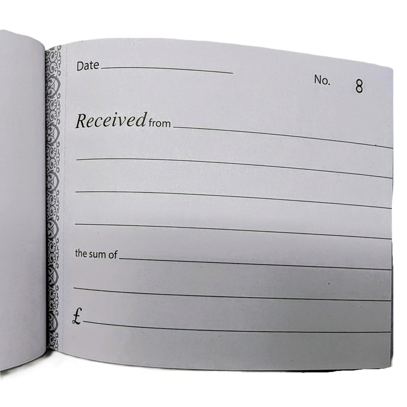 A6 Receipt Book NCR No Carbon Required - 1-80 Half