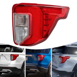 DOONARCES Right Tail Light Brake Light for Ford Explorer 2020 2021 2022 Right Rear Halogen Taillight Assembly Right Passenger Side Brake Light Replace for LB5Z13404F (Right)
