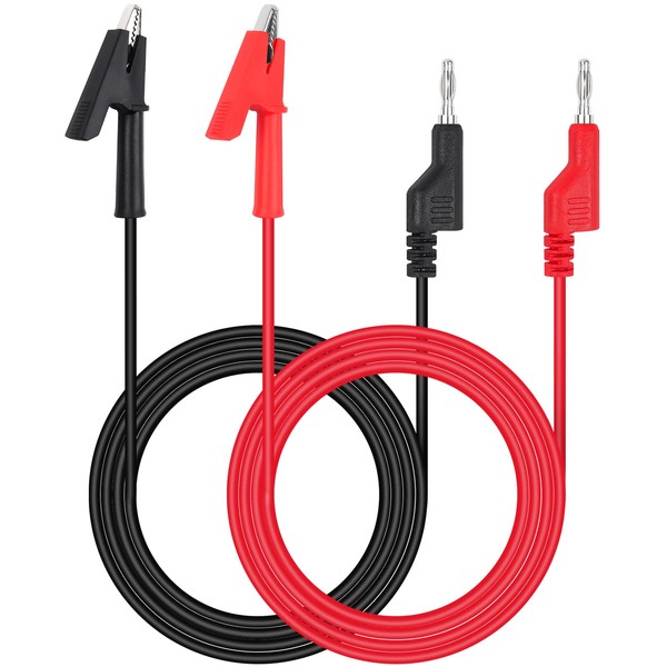 Hanibos 2PCS Multimeter Test Leads Hanibos 4mm Banana Plug to