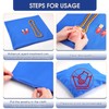 Sanwuta 8 Pcs Zippered Silver Storage Bags Anti Tarnish Silver