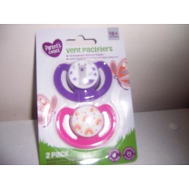 Parent's Choice Parents choice vent pacifiers  rainbows pink New 18+ months New