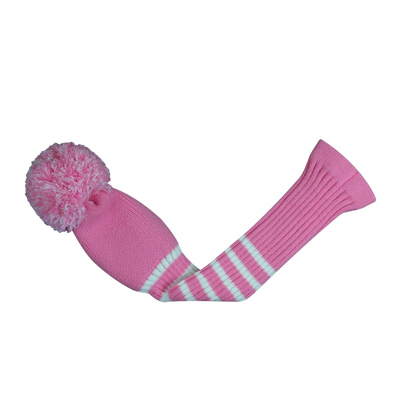 Knit Woods Golf Head Covers, Set of 4, Pink Color,