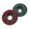 1Pack 4" Grit 180# 320# Nylon Fiber Flap Polishing Grinding