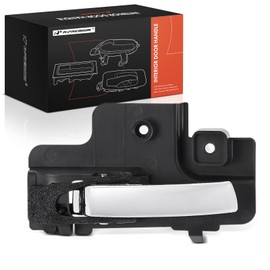 A-Premium Front or Rear Passenger Side Interior Door Handle Compatible with Jeep MK49 Series Compass 2008, MK74 Series Patriot 2008 & Dodge Caliber 2007-2009, Chrome, Replace# 1DC18SZ0AB