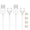 XdealCozyxc 2PCS 2 PIN 0.8M Replacement Charging Cord for Appliances