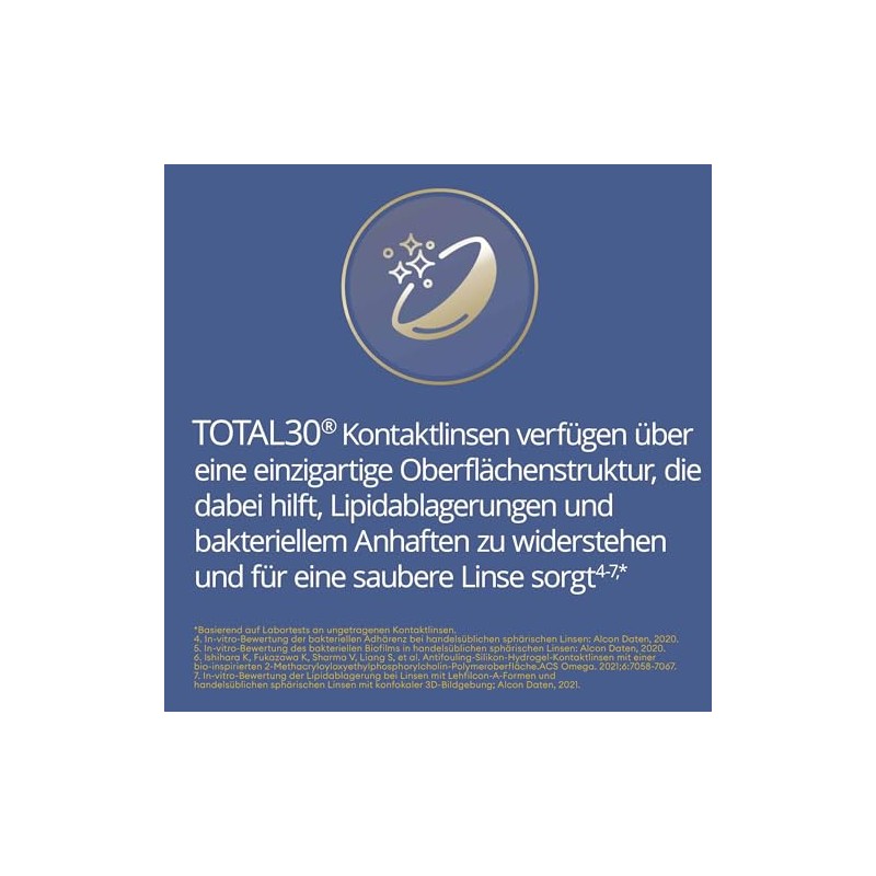 TOTAL30 Monatslinsen weich | 3 St√ºck | BC 8.4 mm