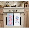 Coastal Preppy Beach Seashell Kitchen Dish Towels Dishcloth 16x24 Inches,