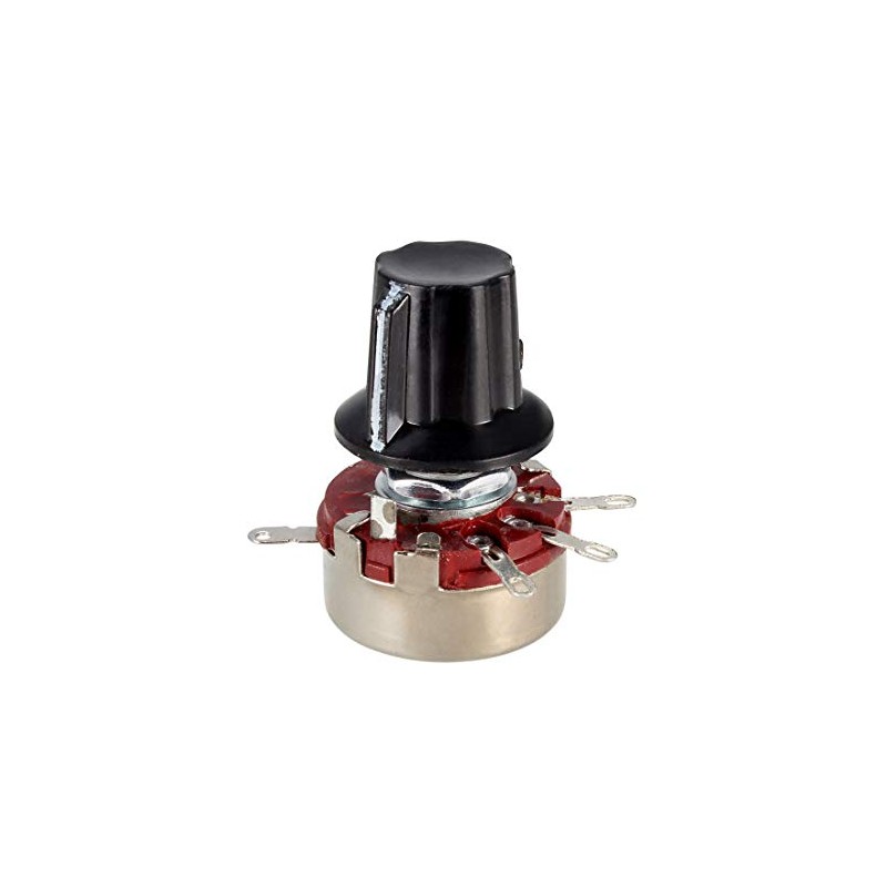 uxcell® WH118 100K Ohm Variable Resistors Single Turn Rotary Carbon
