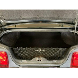 EACCESSORIES EA Trunk Organizer for Ford Mustang 2005-2014 – Mesh Car Trunk Organizer – Cargo Net for Sedans – Nylon Mesh Netting – Compatible with Ford Mustang 2005-2014