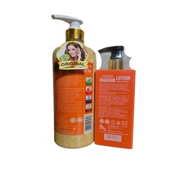 Veet Gold Turmeric Repair Corrector Lotion & Double Effect Turmeric Shower Gel