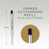 Parker 1950366 Standard Ballpoint Pen Refill, Black, 1 Piece, B,