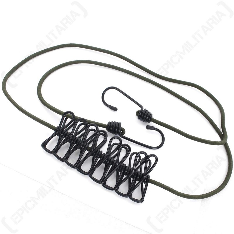 Fosco Camping Washing Line Elastic – 111 cm