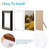20PCS White Picture Mounts, 5 Sizes Mixed Photo Mounts, Picture