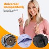 3Pcs Button Hook Assist Device with Easy-Grip Wooden Handle, Stainless