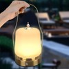 Cordless Lantern LED Retro Rechargeable Stepless Dimming 3 Lighting Modes