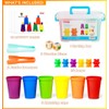 Bmag Counting Bears with Matching Sorting Cups,Pre-School Math Learning Games