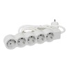 LEGRAND, Flat Power Strip, 5-Way Socket, Multiple Socket, 3 Metre