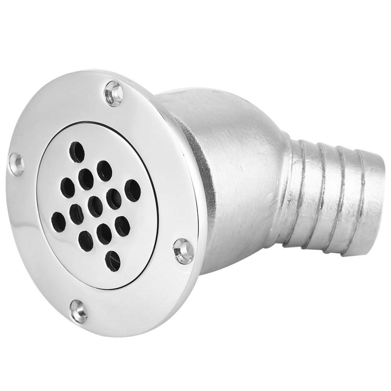 Boat Deck Drain Stainless Steel Marine Drain Scupper 90 Degree