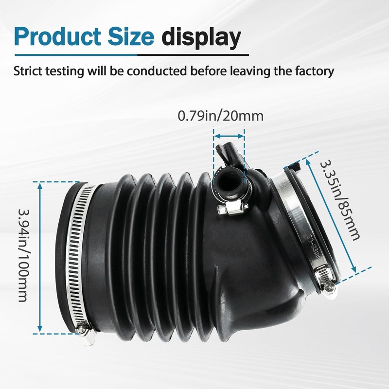 LoloWheat 1PC Air Intake Inlet Tube Hose Duct Fit for