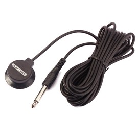 Alnicov Mini Piezo Pickup Contact Microphone Converter with 1/4" Output Plug and 3 Meter Cable for Acoustic Guitar, Violin, Banjo, Mandolin