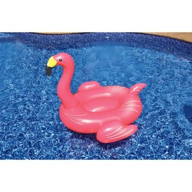 SWIMLINE ORIGINAL 90627 Giant Inflatable Flamingo Pool Float | Stylish Ride-On Raft with Stable Wings & Legs | Lounge Floatie Great for Summer Fun