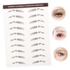 LALAFINA Rtificial Eyebrow Set 6pcs Lasting Eyebrow Transfer Stickers Easy