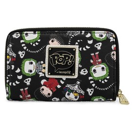 Loungefly Pop Beetlejuice AOP Ziparound Wallet Standard