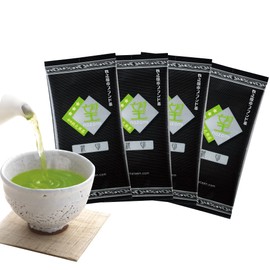 Shizuoka Deep Steamed Tea Earth Poetry Shizuoka Makinohara Brand Tea "Nobo" Silver Stamp 3.5 oz (100 g) x 4 Bag Set, Cold Brewing Tea, Covered Tea, Deep Mushi Tea, Japanese Tea, Makinohara Tea, Deep
