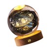 3D Crystal Ball Night Light Rechargeable Battery Soft Light Multifunction