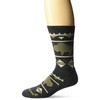 Pendleton Camp Crew Socks, Roaming Bison Charcoal, Large(9-12)